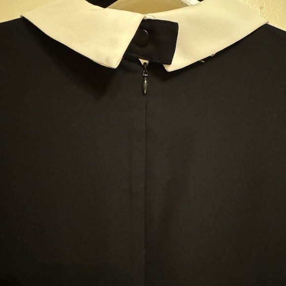 Victoria Beckham for Target Black Shift Dress w/rabbit collar - Picture 4 of 4